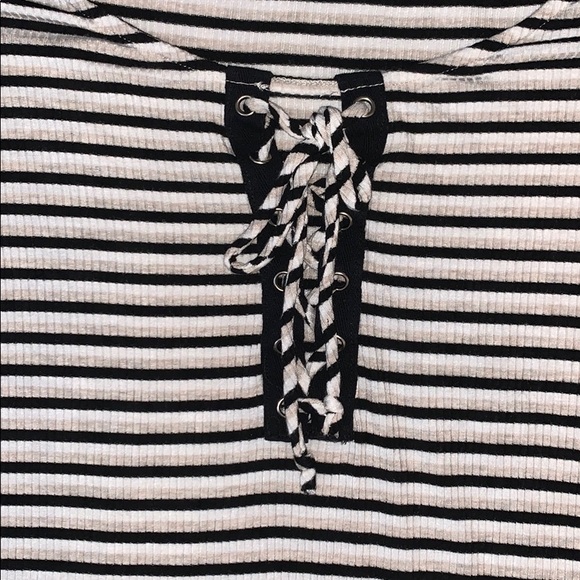 Fitted Striped Dress. - Picture 3 of 3